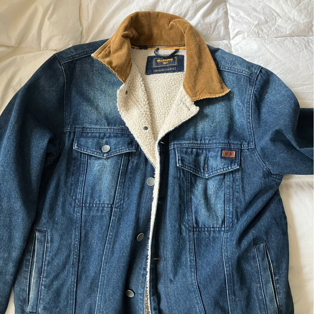 Billabong ‘Barlow’ Denim Jacket w/fleece lining